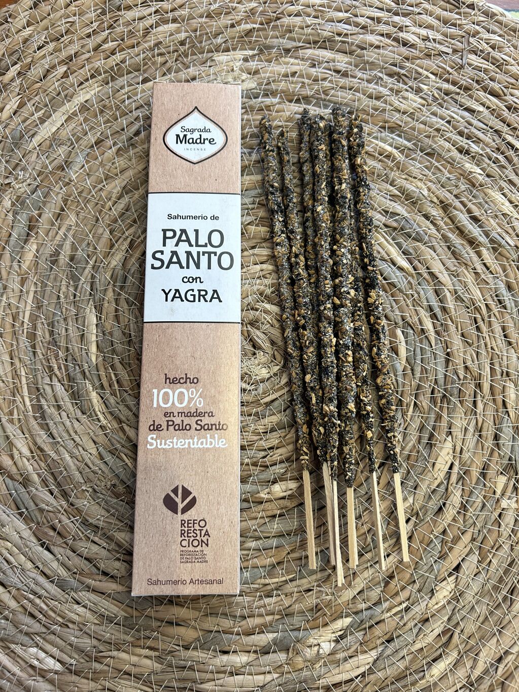 INCIENSO PALO SANTO CON YAGRA SAGRADA MADRE