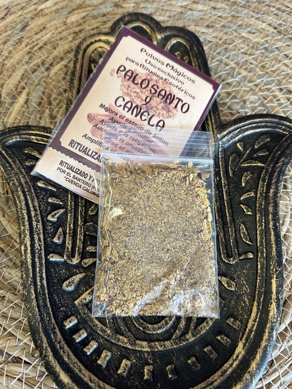 PALO SANTO RITUALIZADO Y POTENCIADO CON CANELA