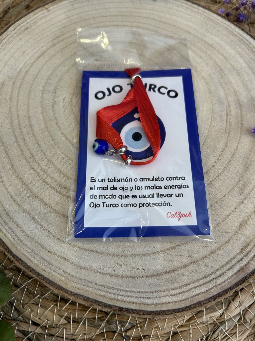 PULSERA LAZO ROJO CON OJO TURCO