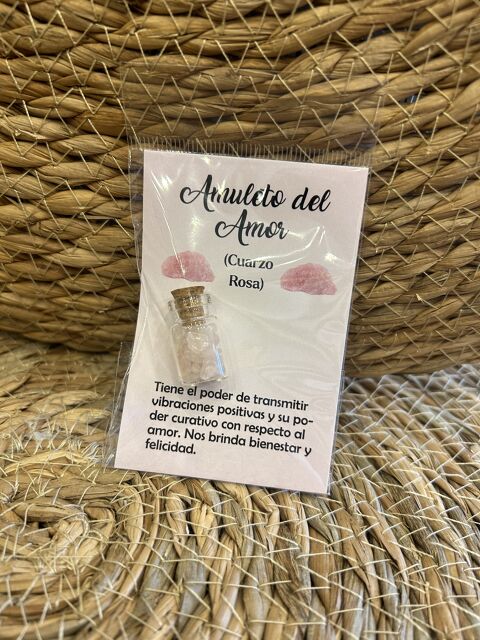 AMULETO DEL AMOR - FRASCO DE MINERALES DE CUARZO ROSA (5G) - img_9759.jpg